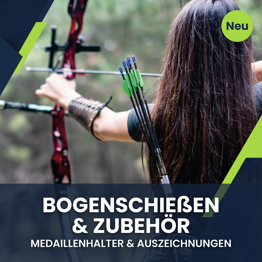 Personalisierter Medaillenhalter Bogenschießen