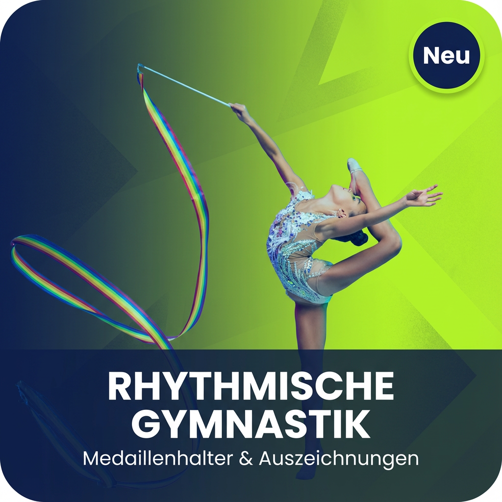 Personalisierter Medaillenhalter Rhythmische Gymnastik