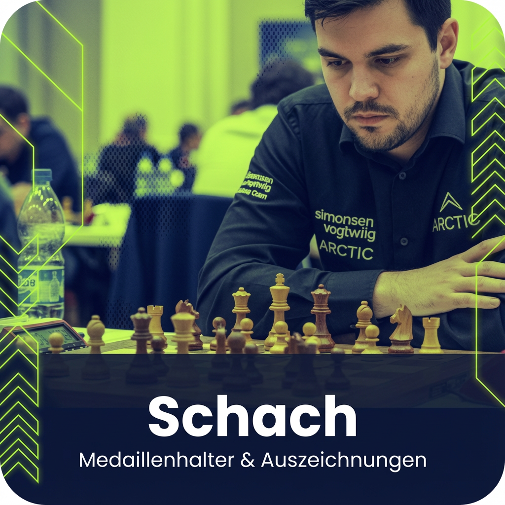 Personalisierter Medaillenhalter Schach