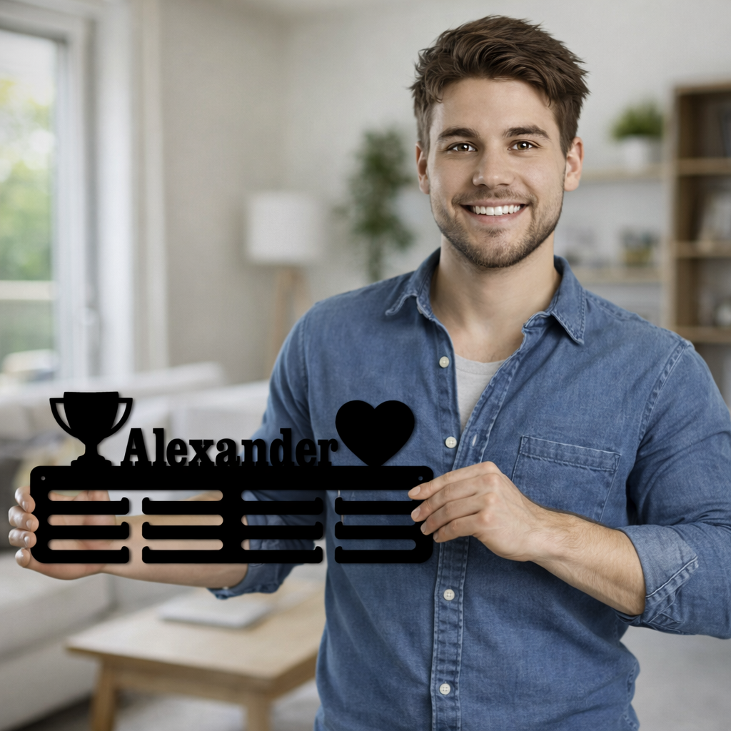 Personalisierter Medaillenhalter