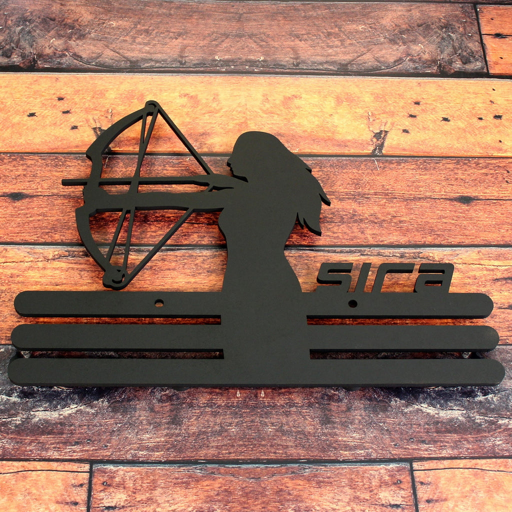 Personalisierte Medaille Bogenschießen mit Namen