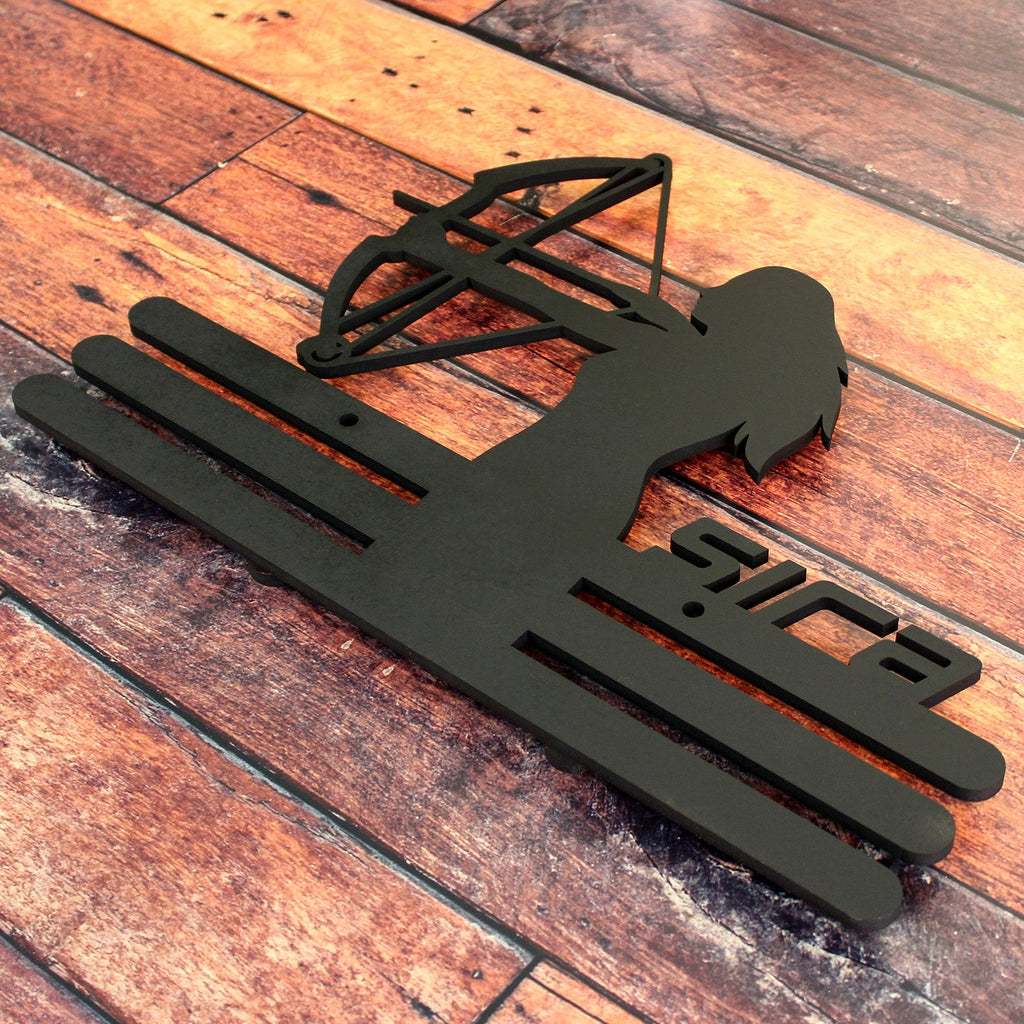 Personalisierte Medaille Bogenschießen mit Namen