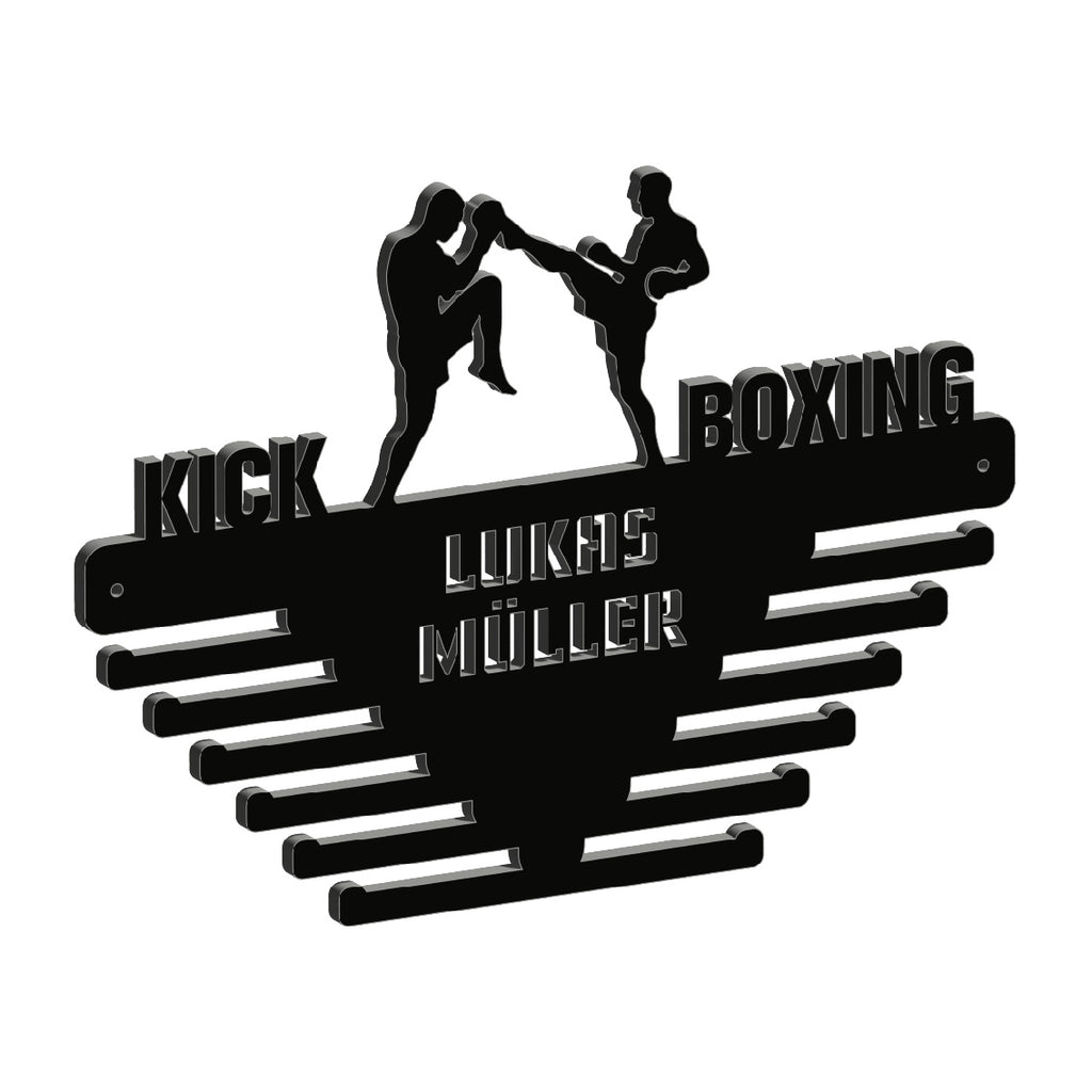 Personalisiertes Medallion Halfter Kickboxen mit Namen
