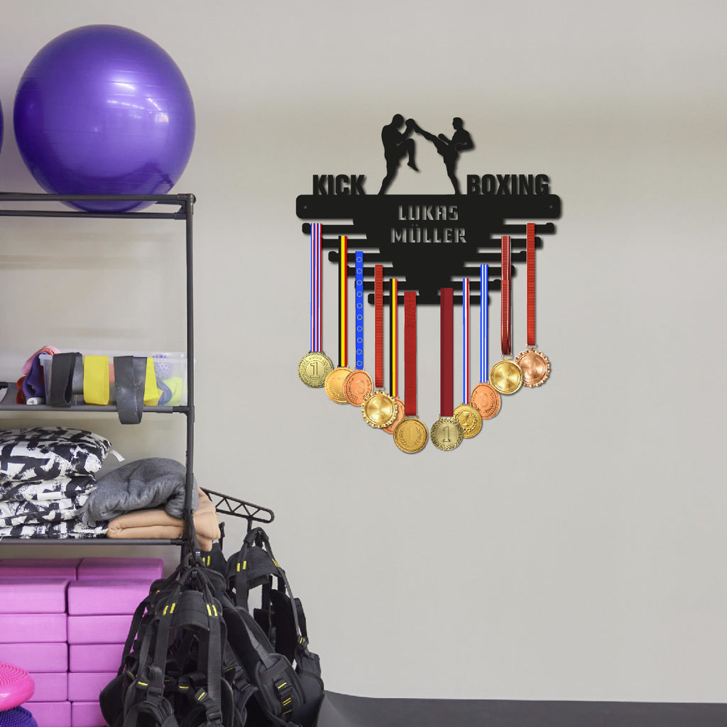 Personalisiertes Medallion Halfter Kickboxen mit Namen