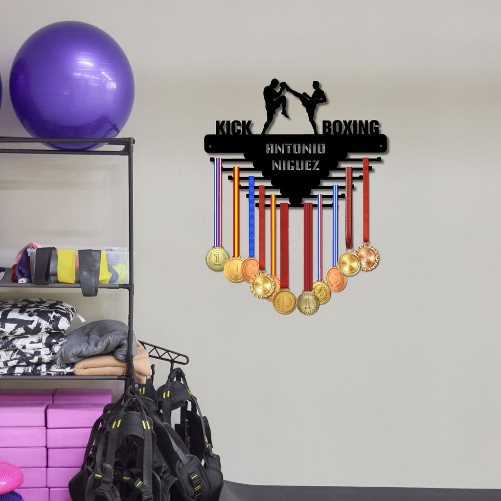 Personalisiertes Medallion Halfter Kickboxen mit Namen