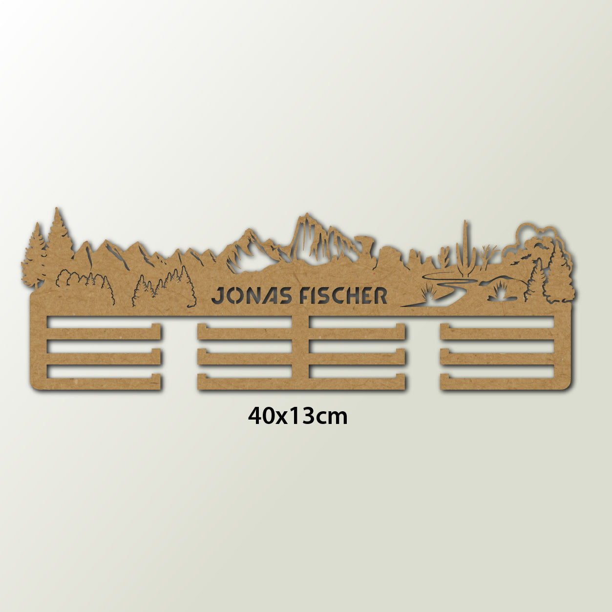 Personalisierter Medaillenhalter Running