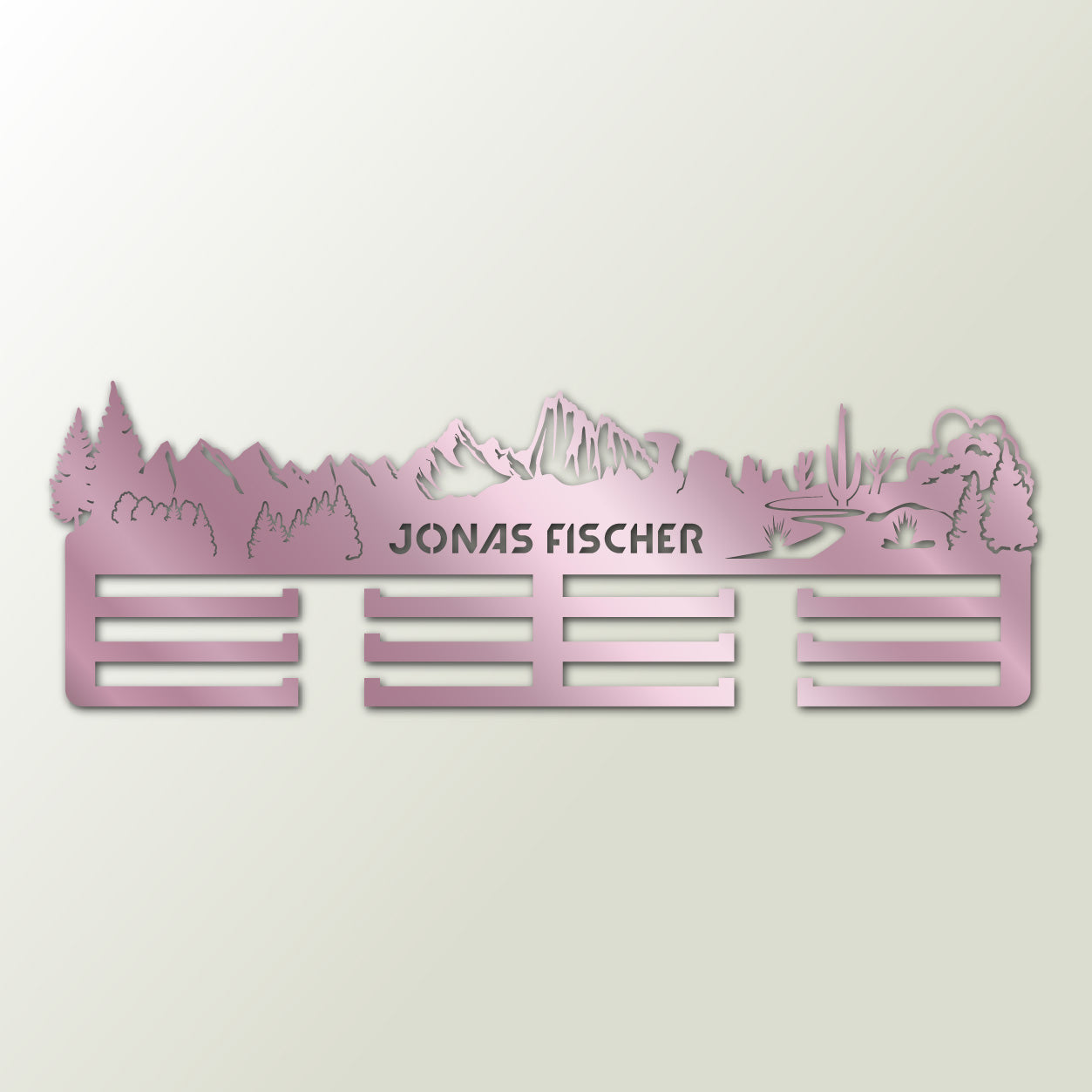 Personalisierter Medaillenhalter Running