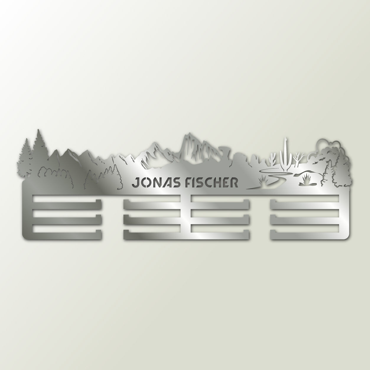 Personalisierter Medaillenhalter Running