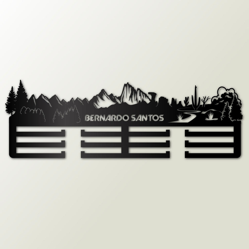 Personalisierter Medaillenhalter Running