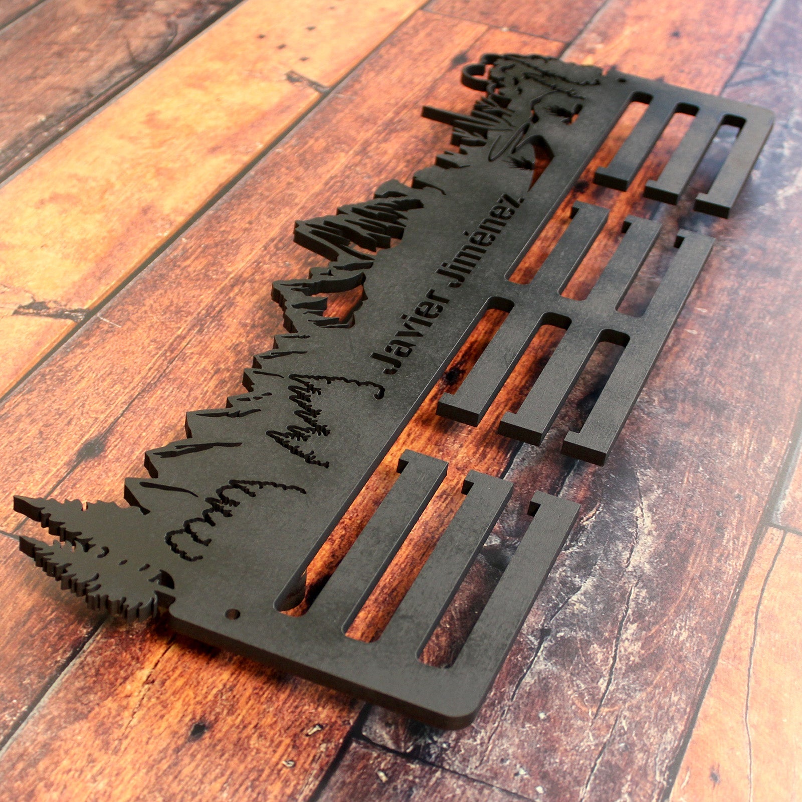 Personalisierter Medaillenhalter Running