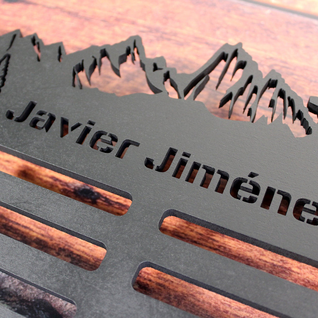 Personalisierter Medaillenhalter Running