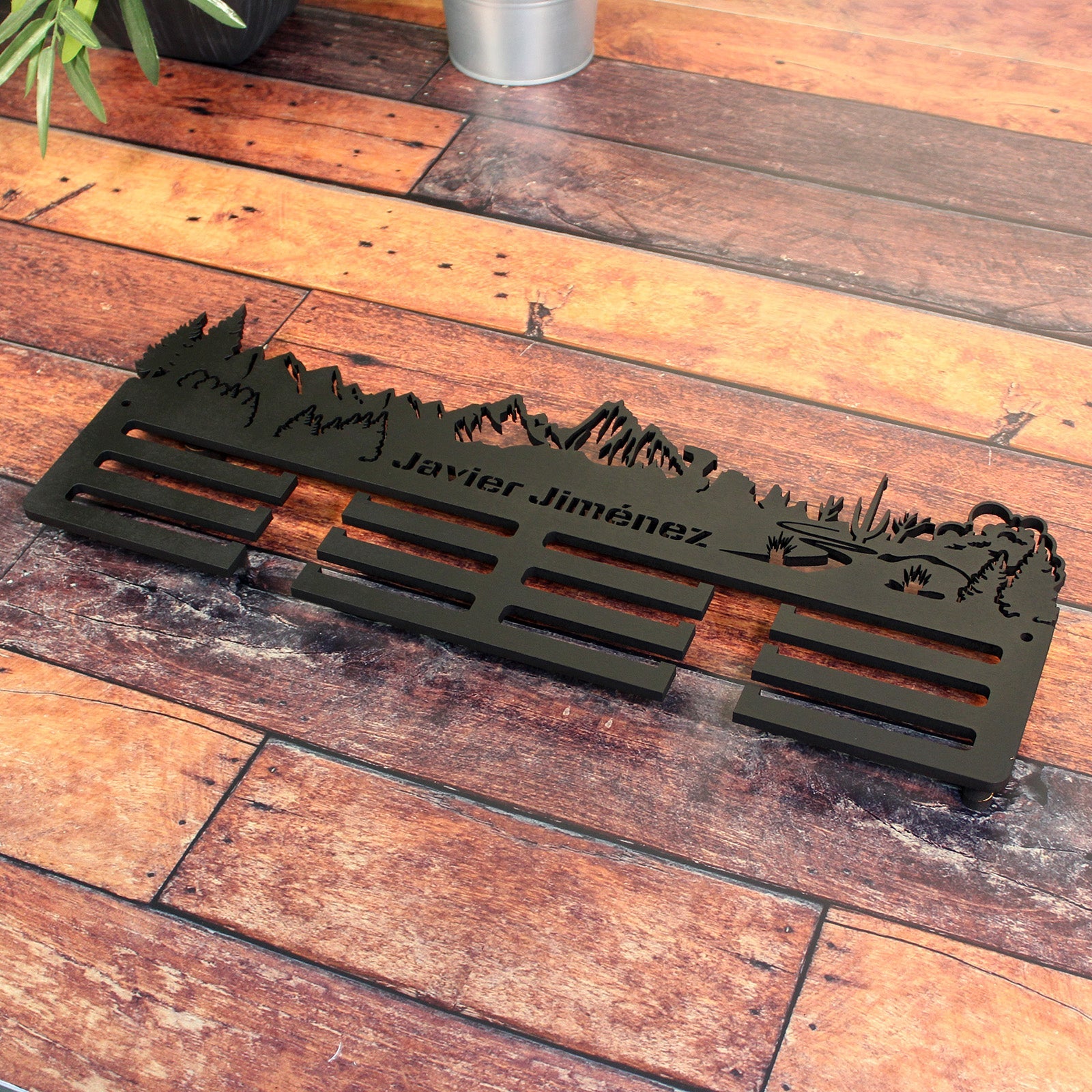 Personalisierter Medaillenhalter Running