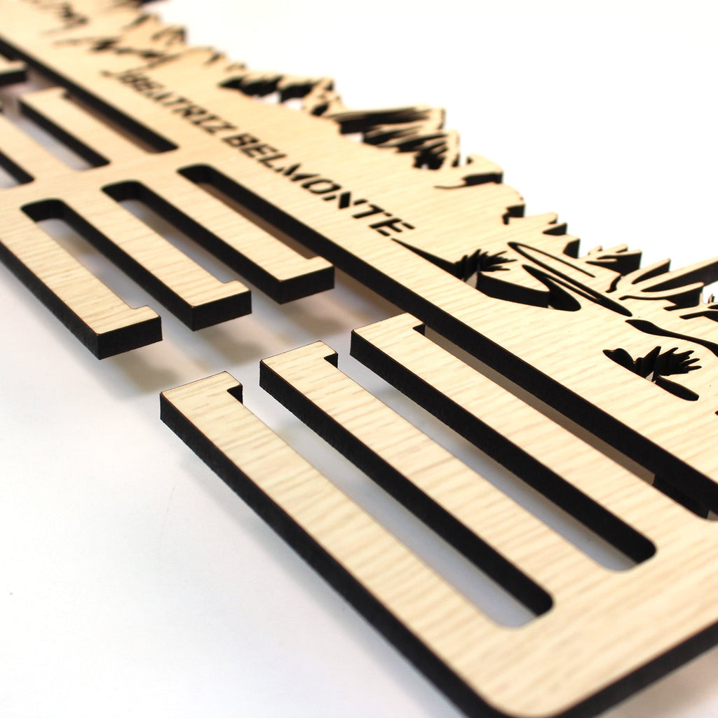 Personalisierter Medaillenhalter Running