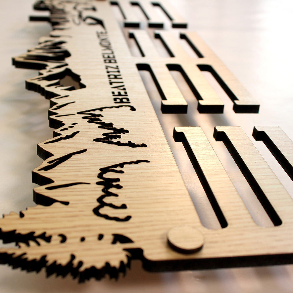 Personalisierter Medaillenhalter Running