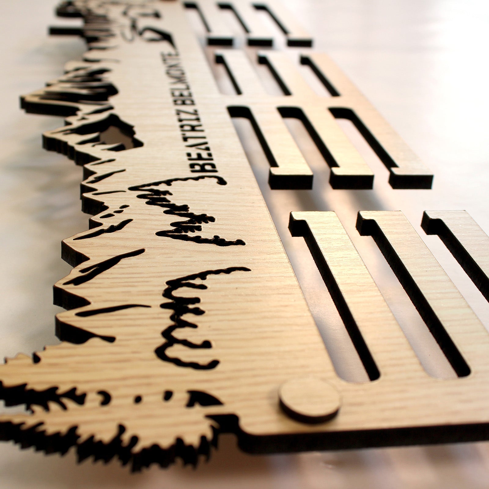 Personalisierter Medaillenhalter Running