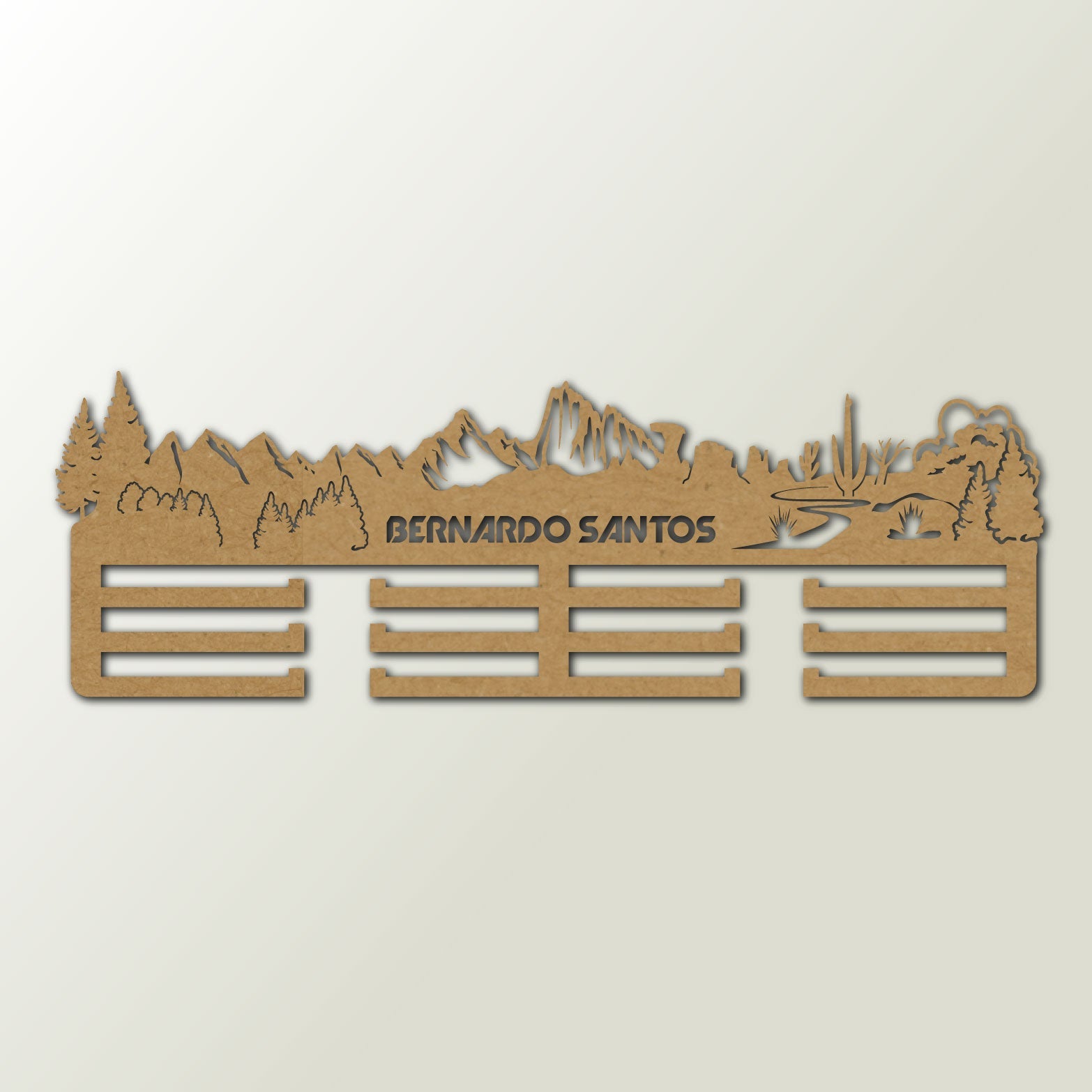 Personalisierter Medaillenhalter Running