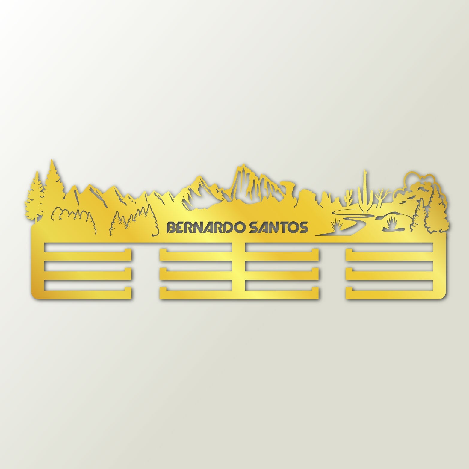 Personalisierter Medaillenhalter Running