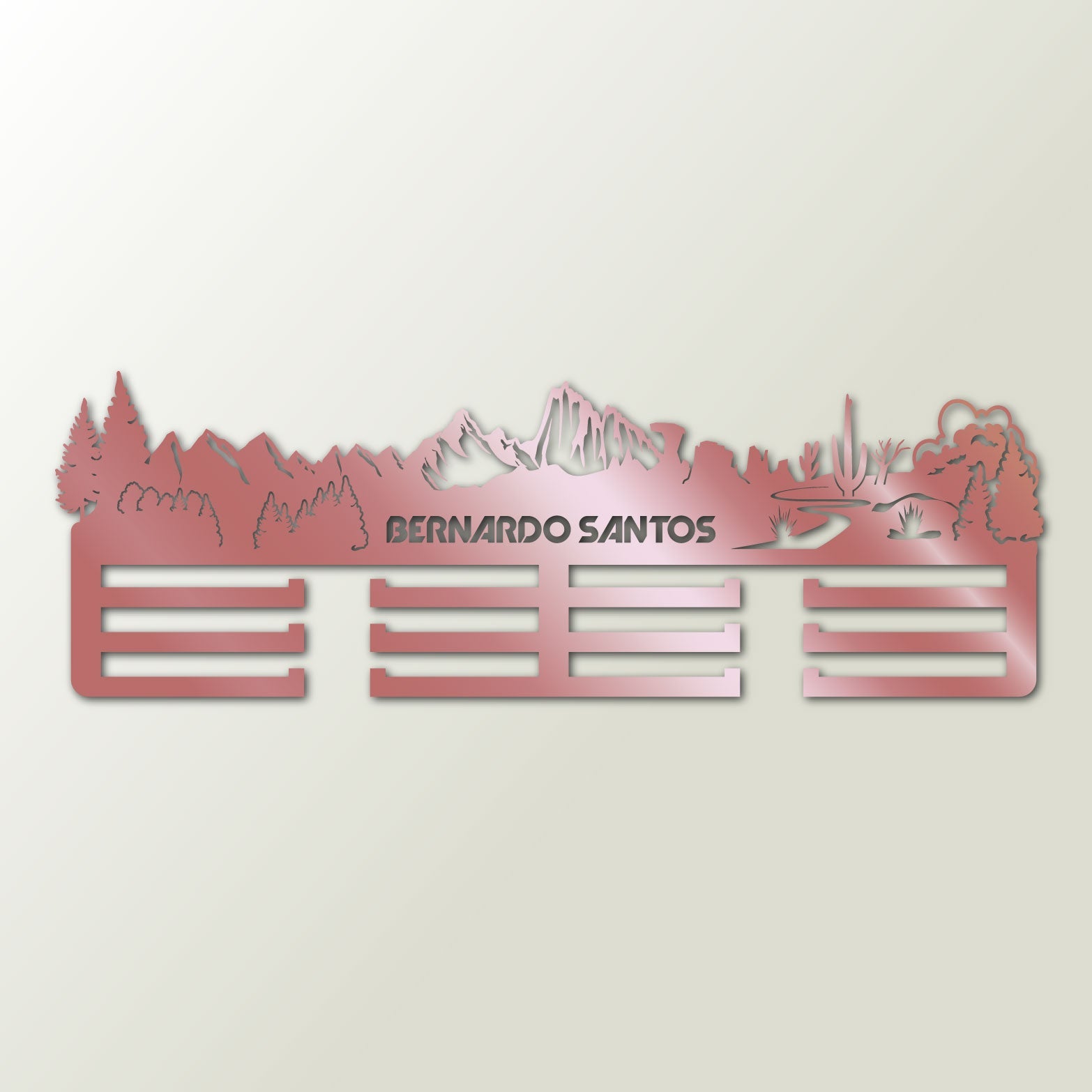 Personalisierter Medaillenhalter Running