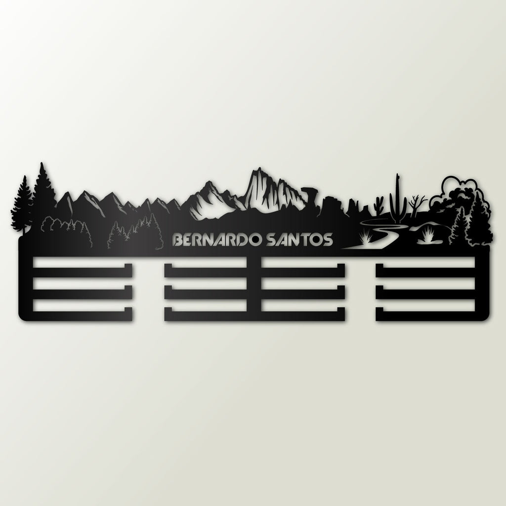 Personalisierter Medaillenhalter Running