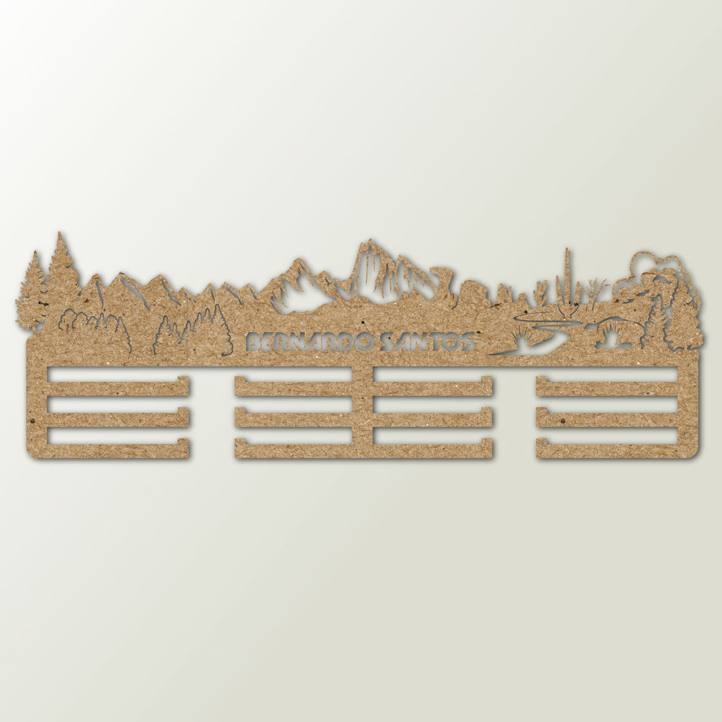 Personalisierter Medaillenhalter Running