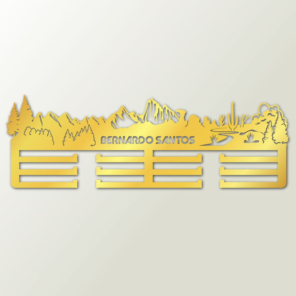 Personalisierter Medaillenhalter Running