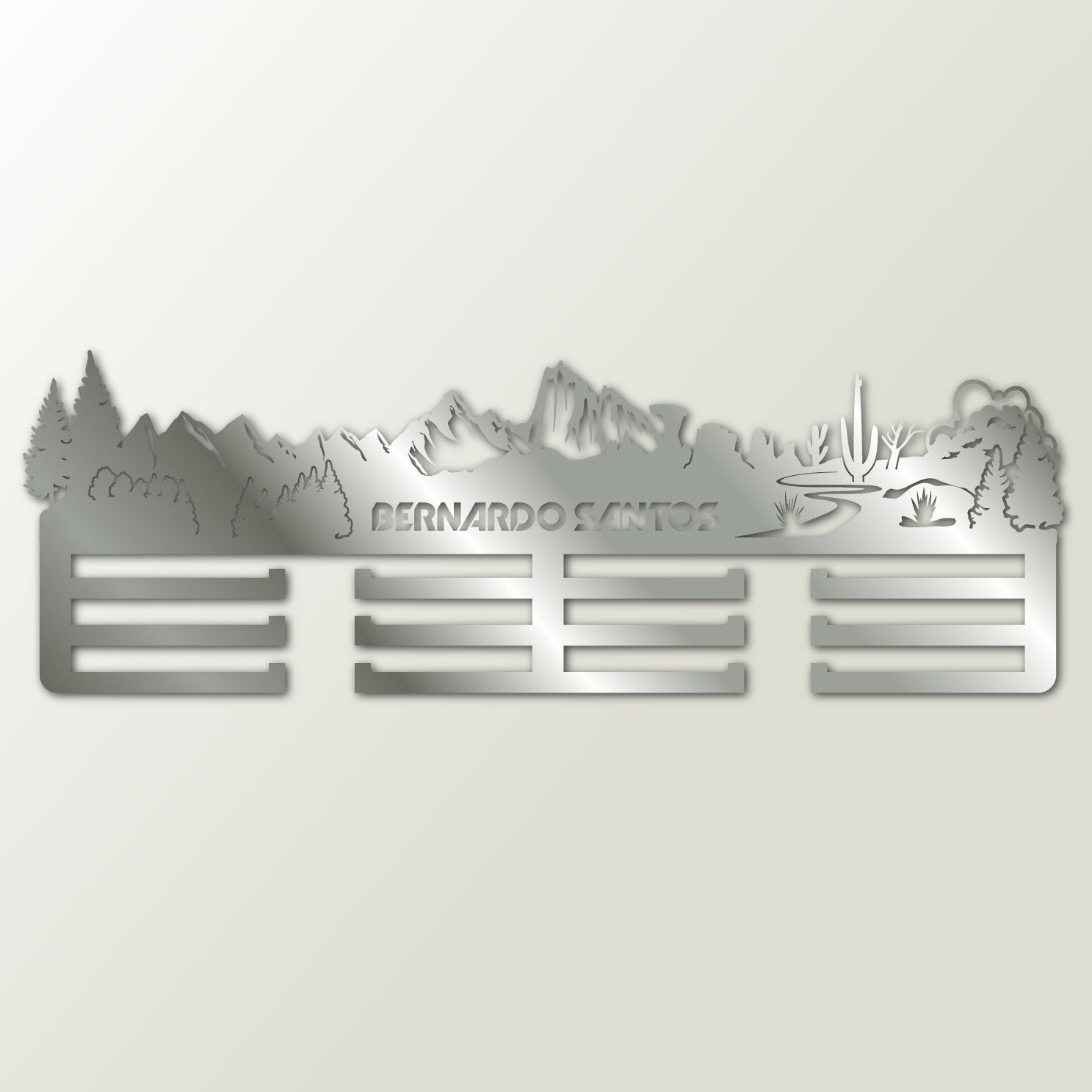 Personalisierter Medaillenhalter Running