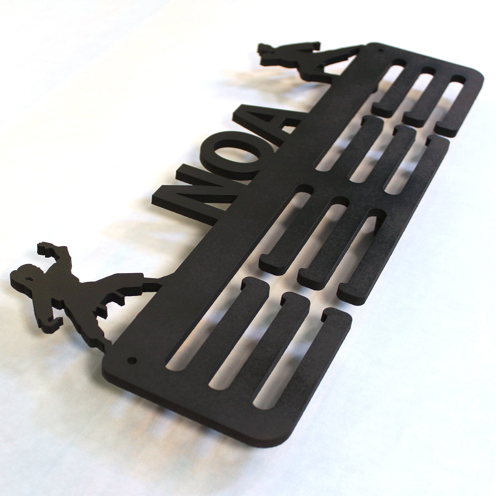 Personalisierter Medaillenhalter Karate mit Namen