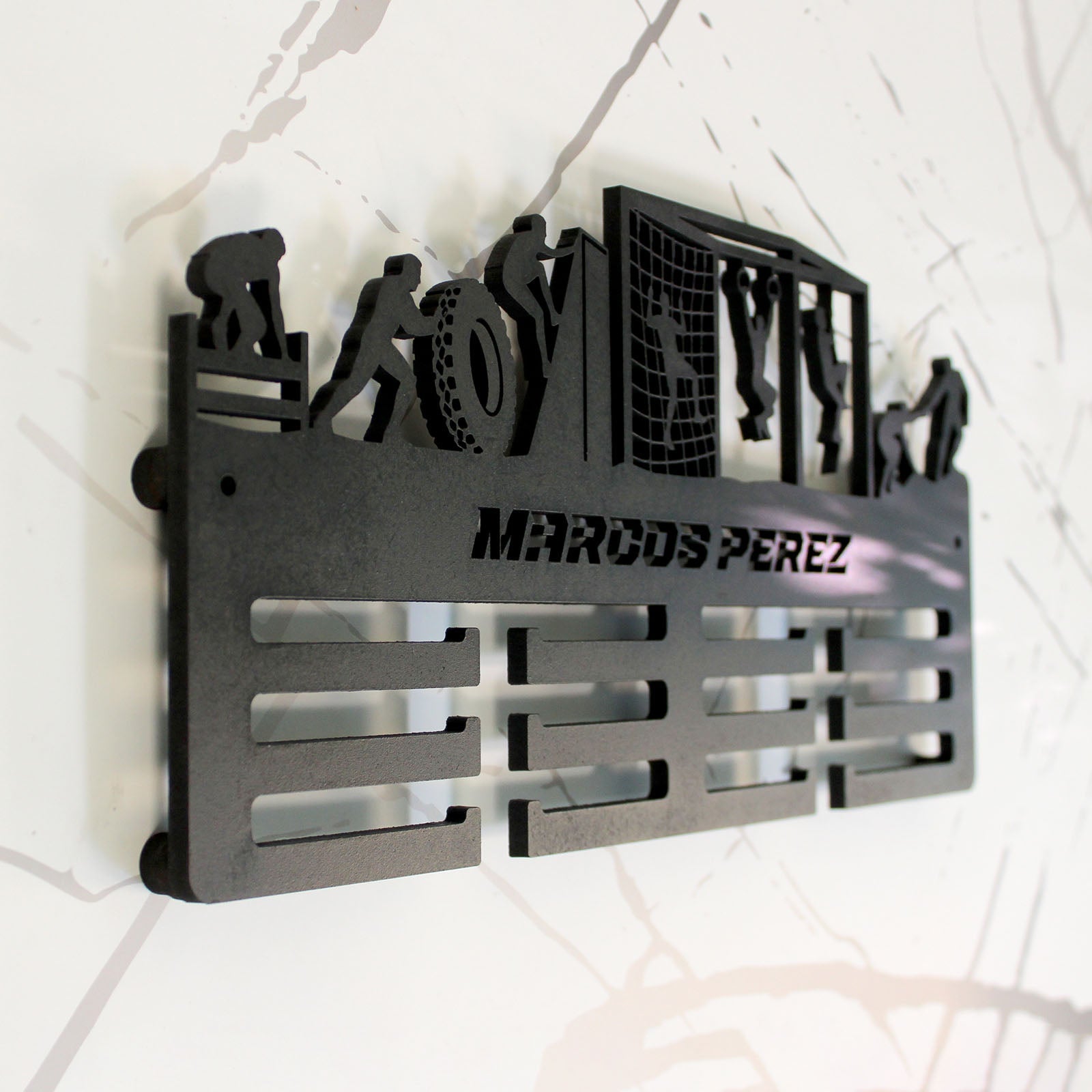 Personalisierter Medaillenhalter OCR / Hindernislauf