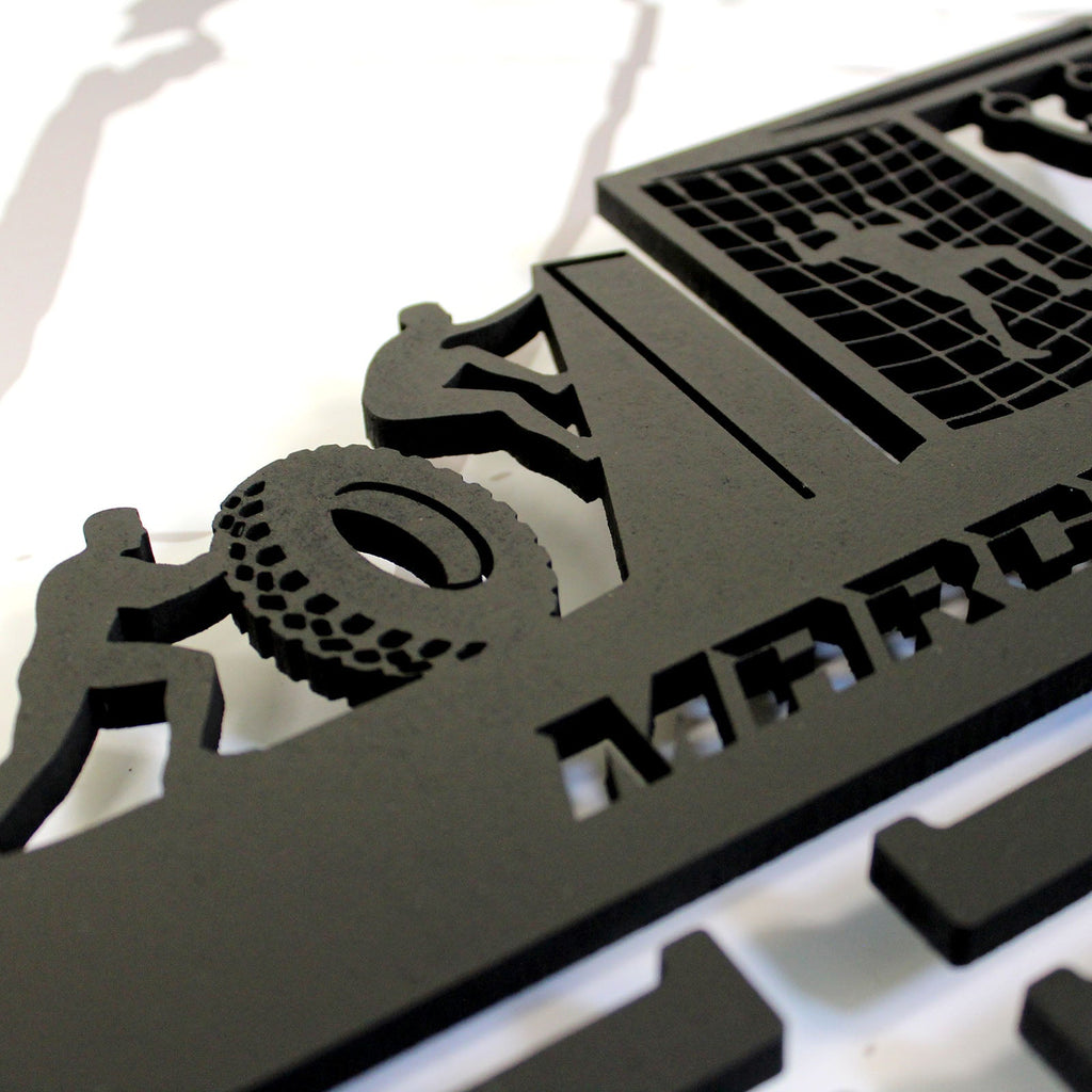 Personalisierter Medaillenhalter OCR / Hindernislauf