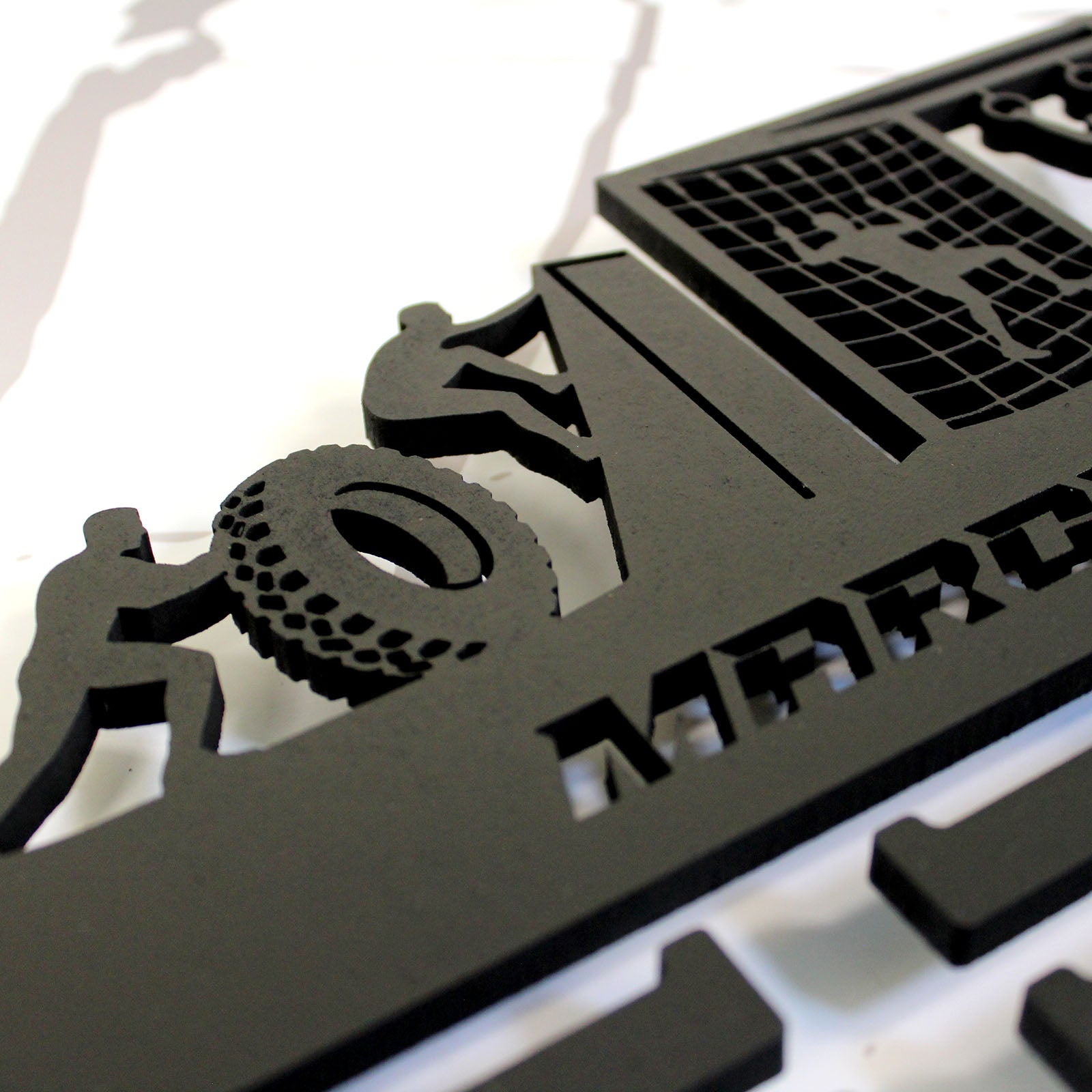 Personalisierter Medaillenhalter OCR / Hindernislauf