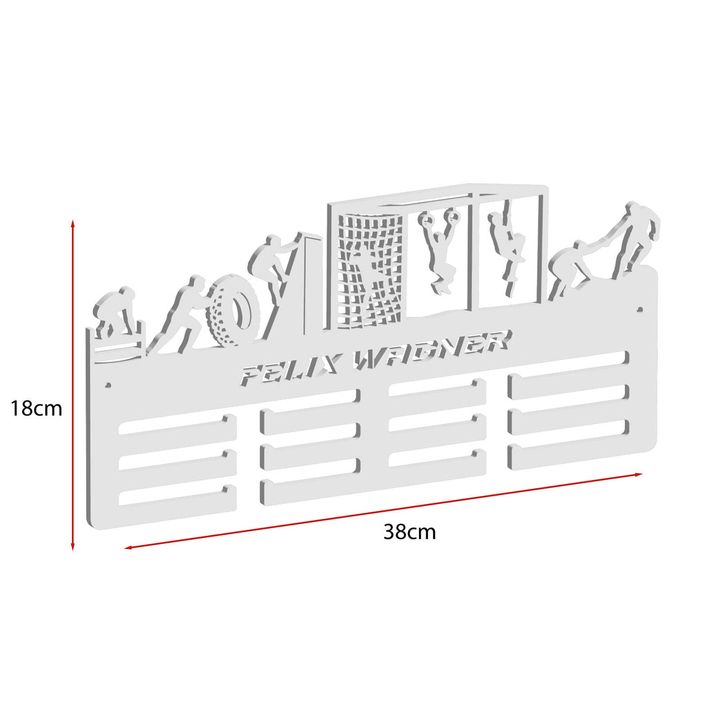 Personalisierter Medaillenhalter OCR / Hindernislauf