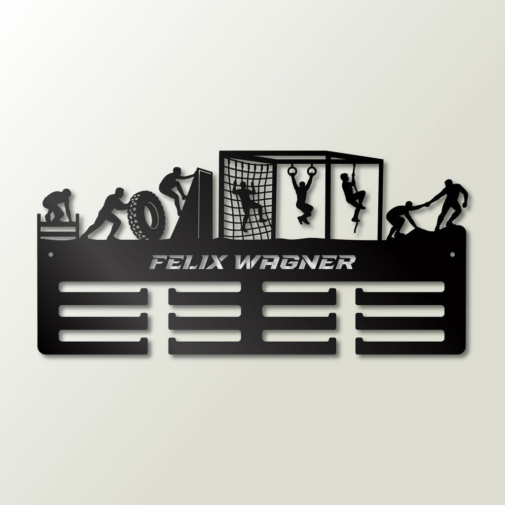 Personalisierter Medaillenhalter OCR / Hindernislauf