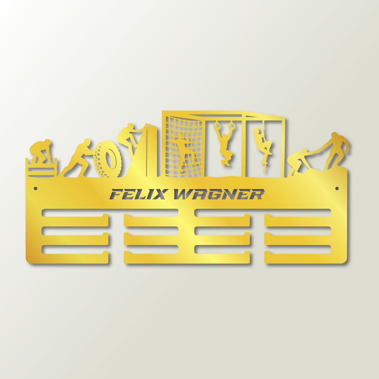 Personalisierter Medaillenhalter OCR / Hindernislauf