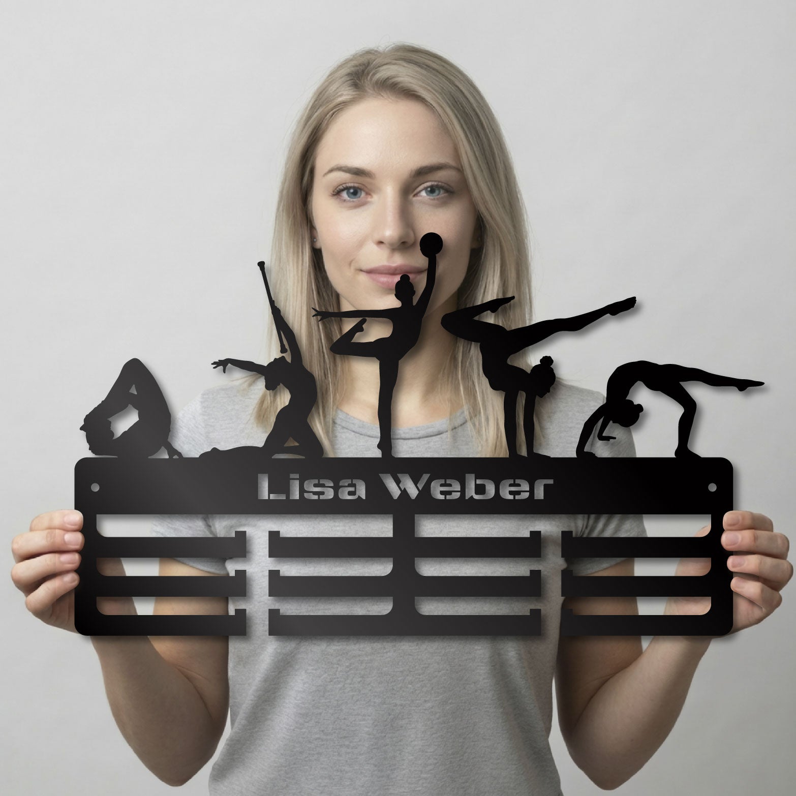 Personalisierter Medaillenhalter Rhythmische Sportgymnastik