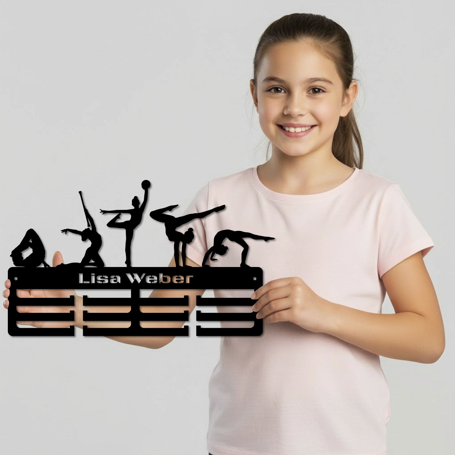 Personalisierter Medaillenhalter Rhythmische Sportgymnastik