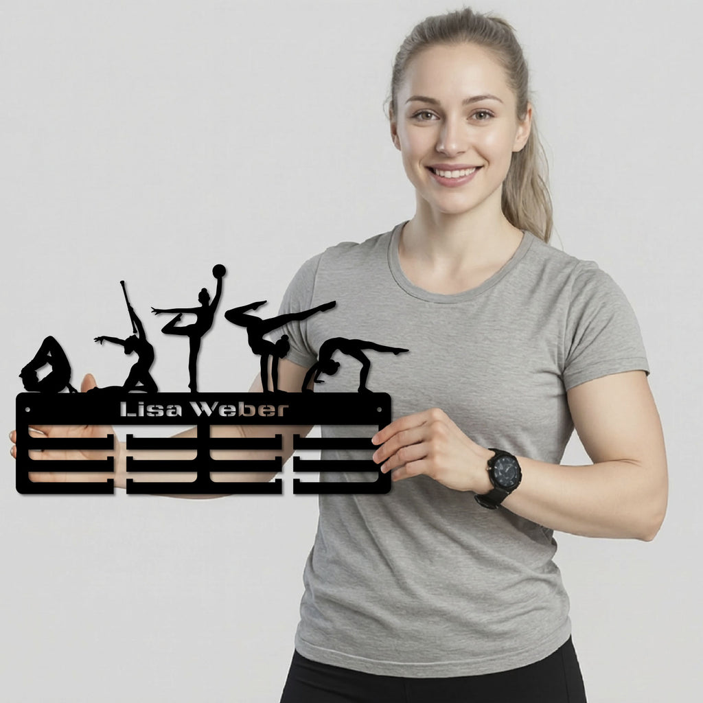 Personalisierter Medaillenhalter Rhythmische Sportgymnastik