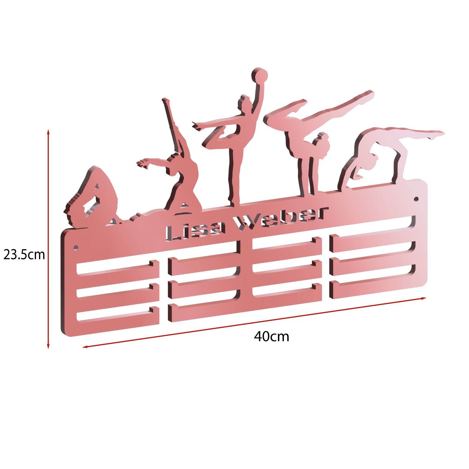 Personalisierter Medaillenhalter Rhythmische Sportgymnastik