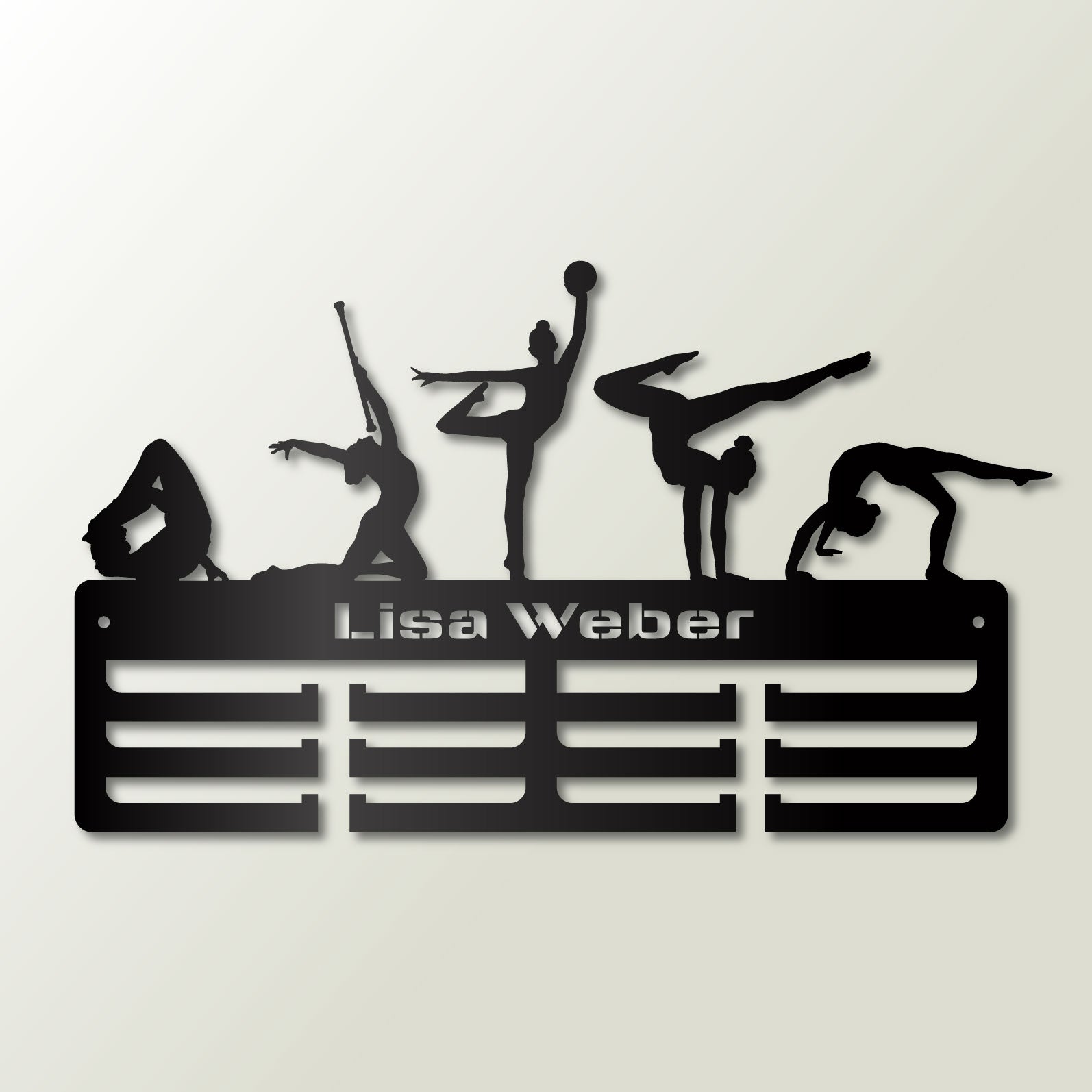 Personalisierter Medaillenhalter Rhythmische Sportgymnastik