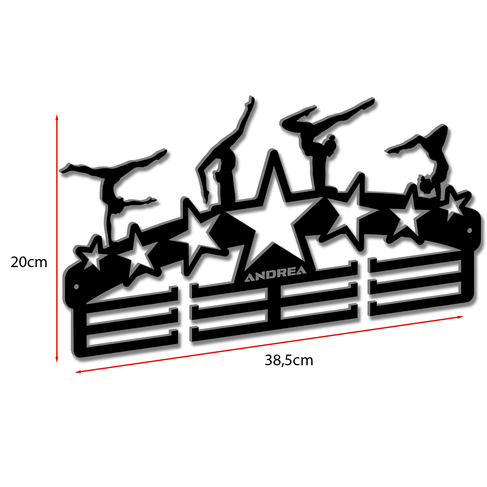 Personalisierter Medaillenhalter Rhythmische Sportgymnastik
