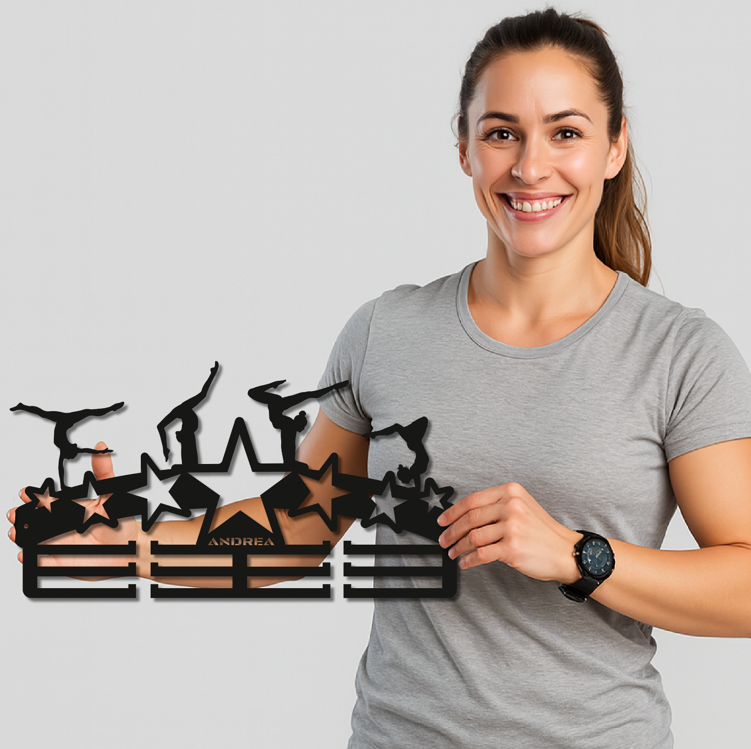 Personalisierter Medaillenhalter Rhythmische Sportgymnastik