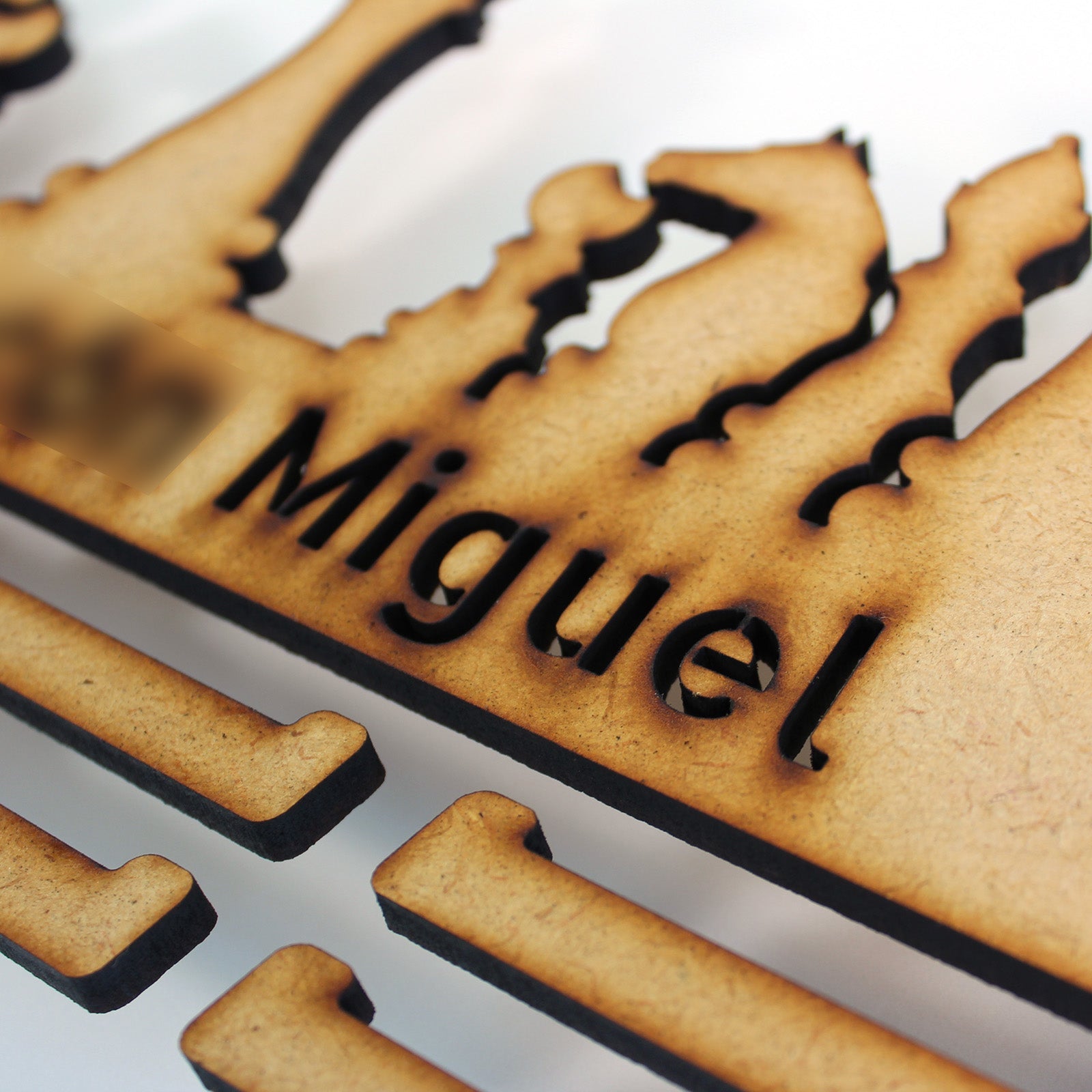 Personalisierter Medaillenhalter Schach mit Namen