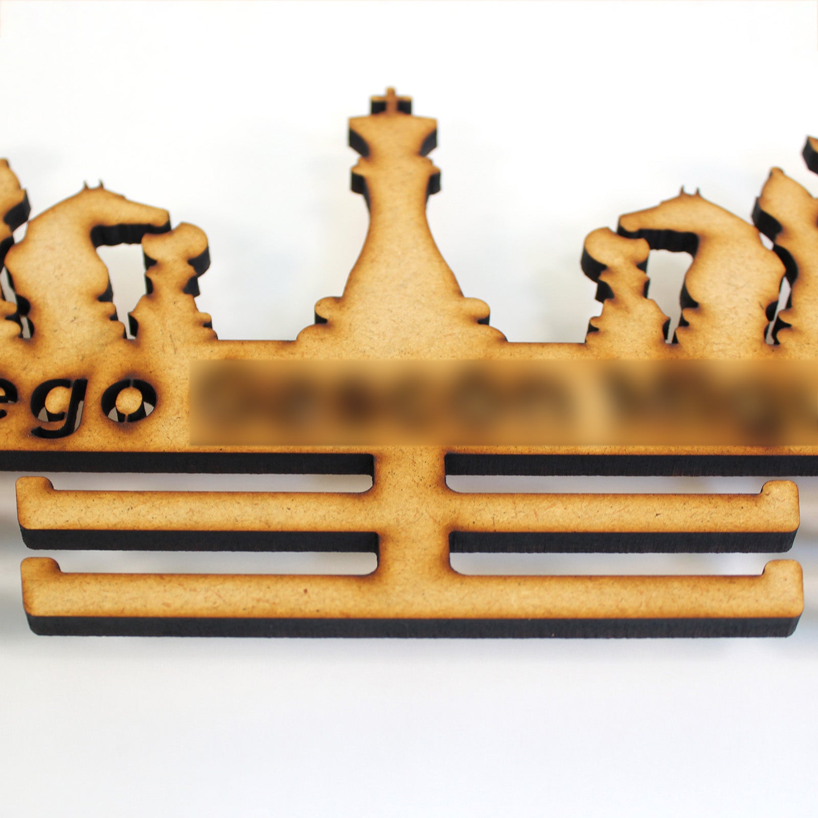 Personalisierter Medaillenhalter Schach mit Namen