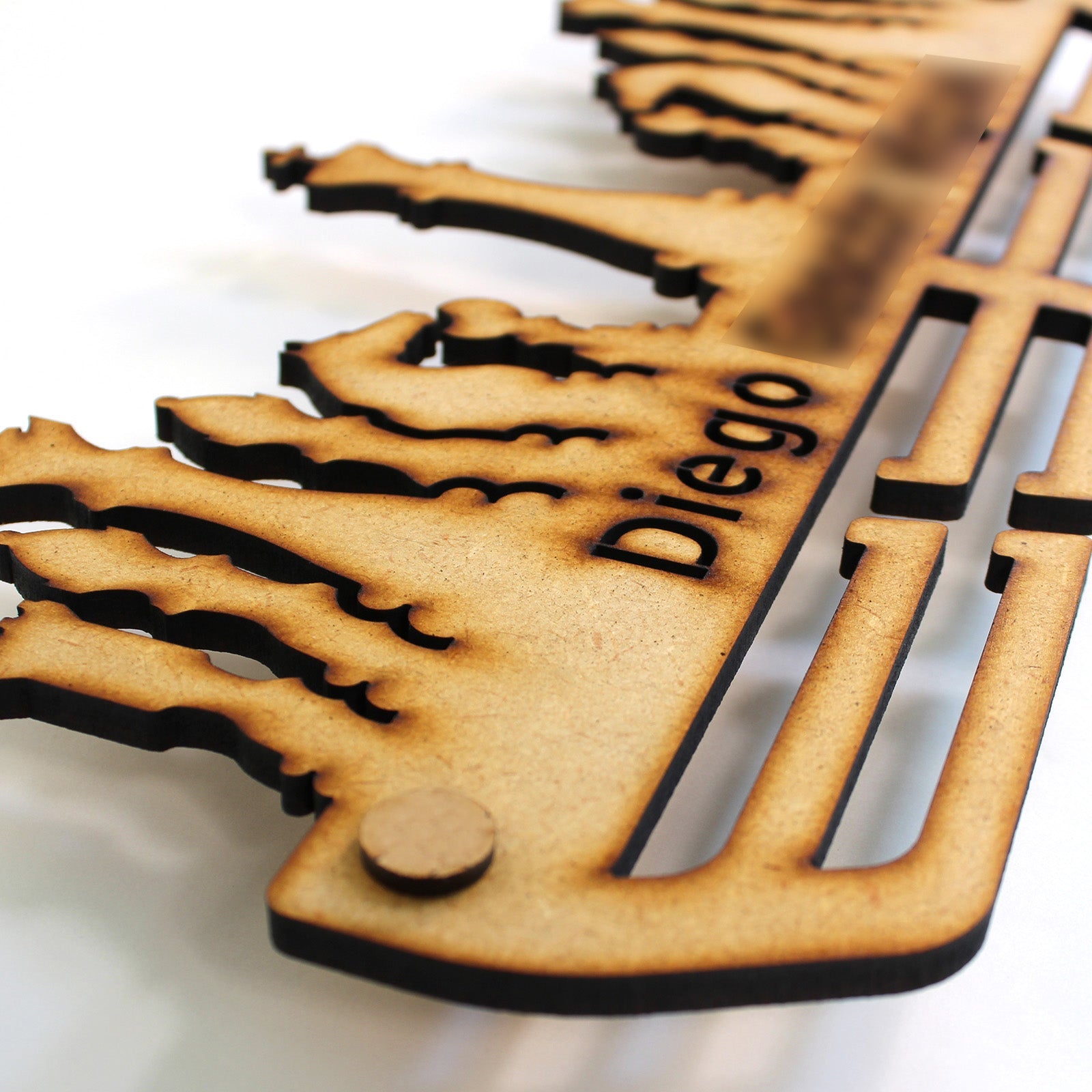 Personalisierter Medaillenhalter Schach mit Namen