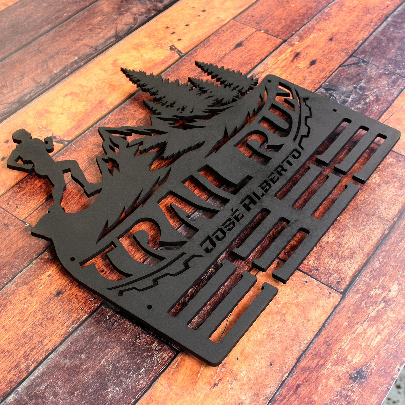 Personalisiertes Medaillon-Halfter für Trailrunning mit Namen