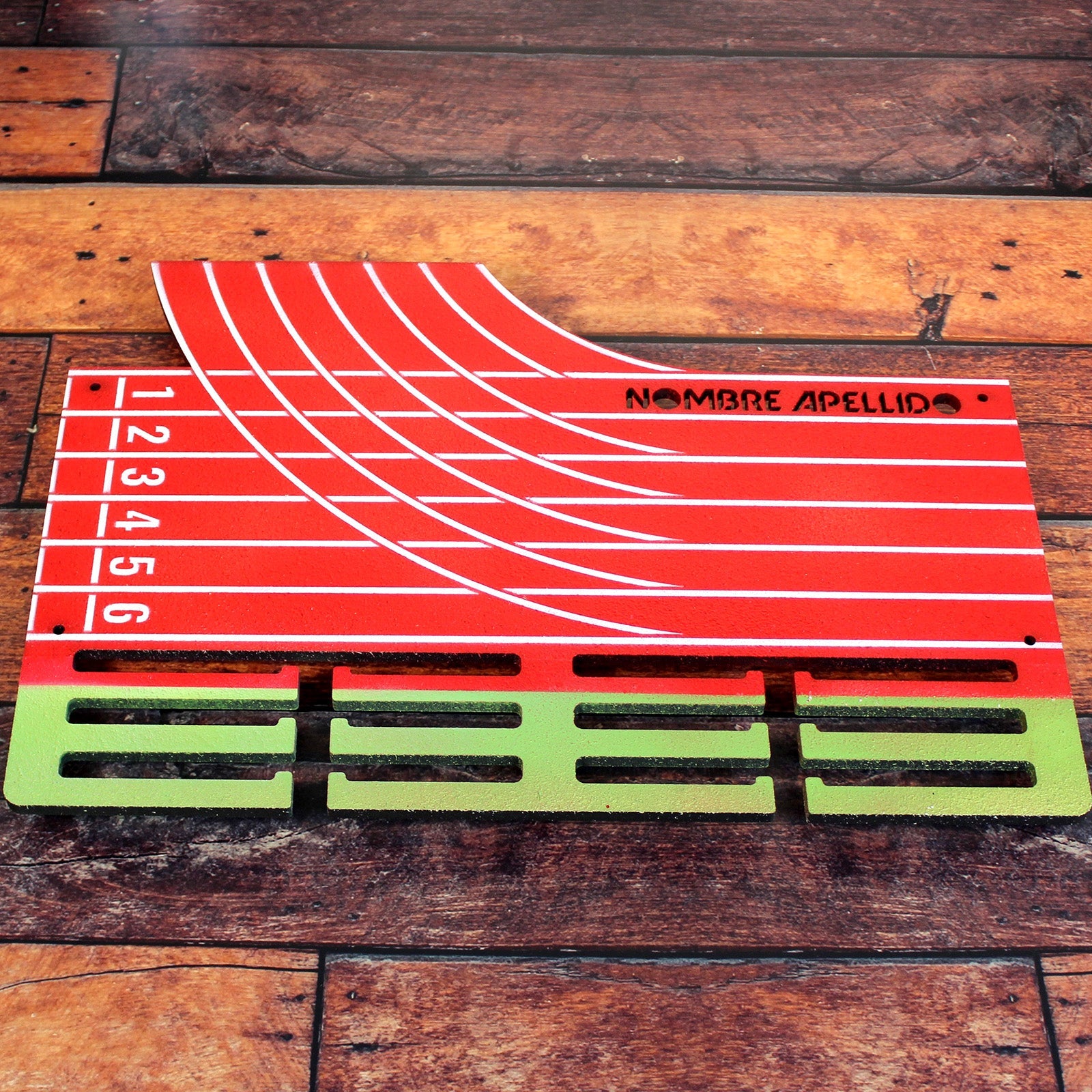 Personalisierter Medaillenhalter Laufen / Marathon / Leichtathletik mit Namen