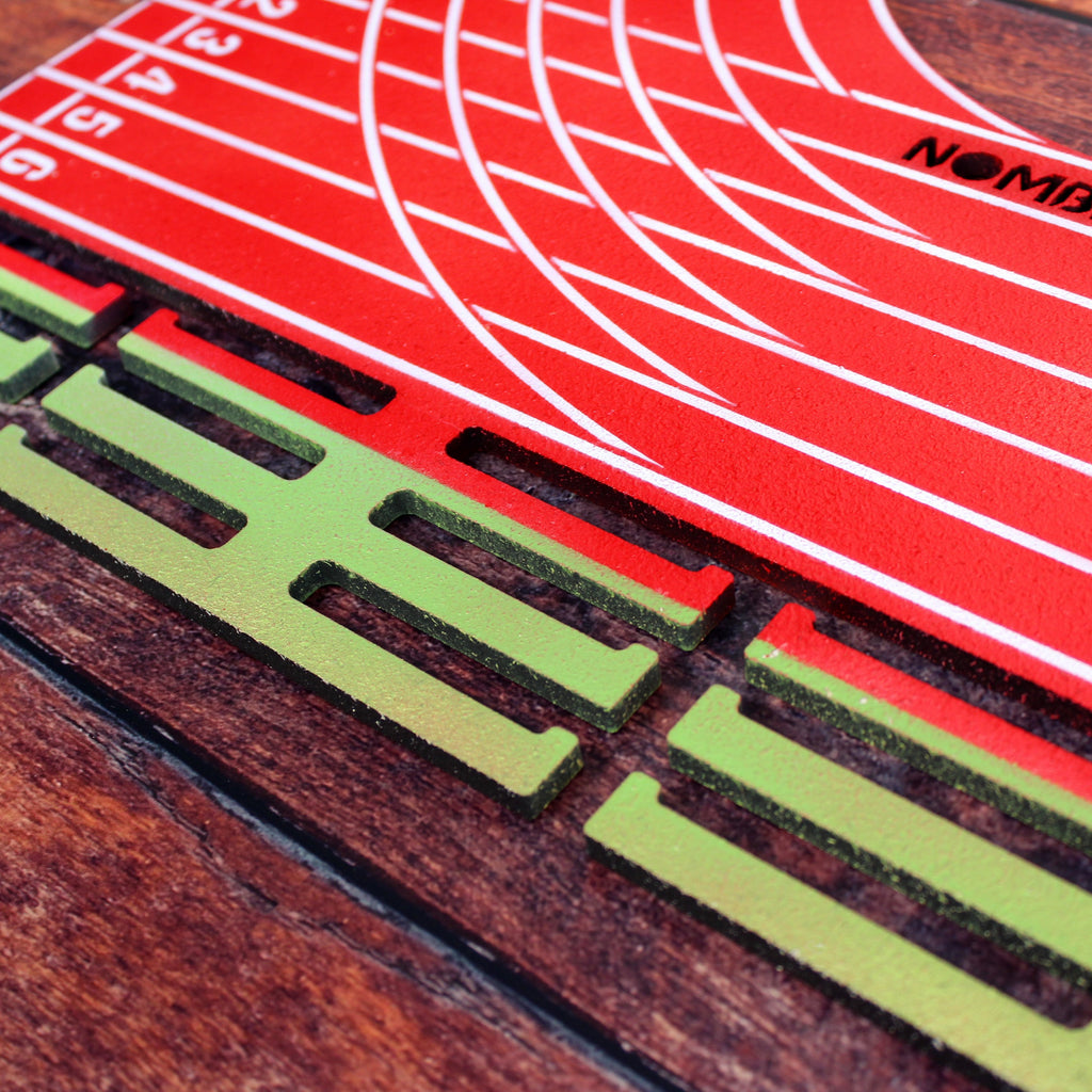 Personalisierter Medaillenhalter Laufen / Marathon / Leichtathletik mit Namen