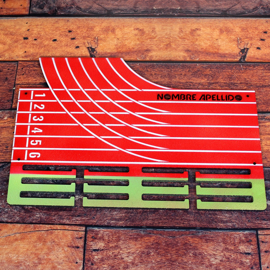 Personalisierter Medaillenhalter Laufen / Marathon / Leichtathletik mit Namen