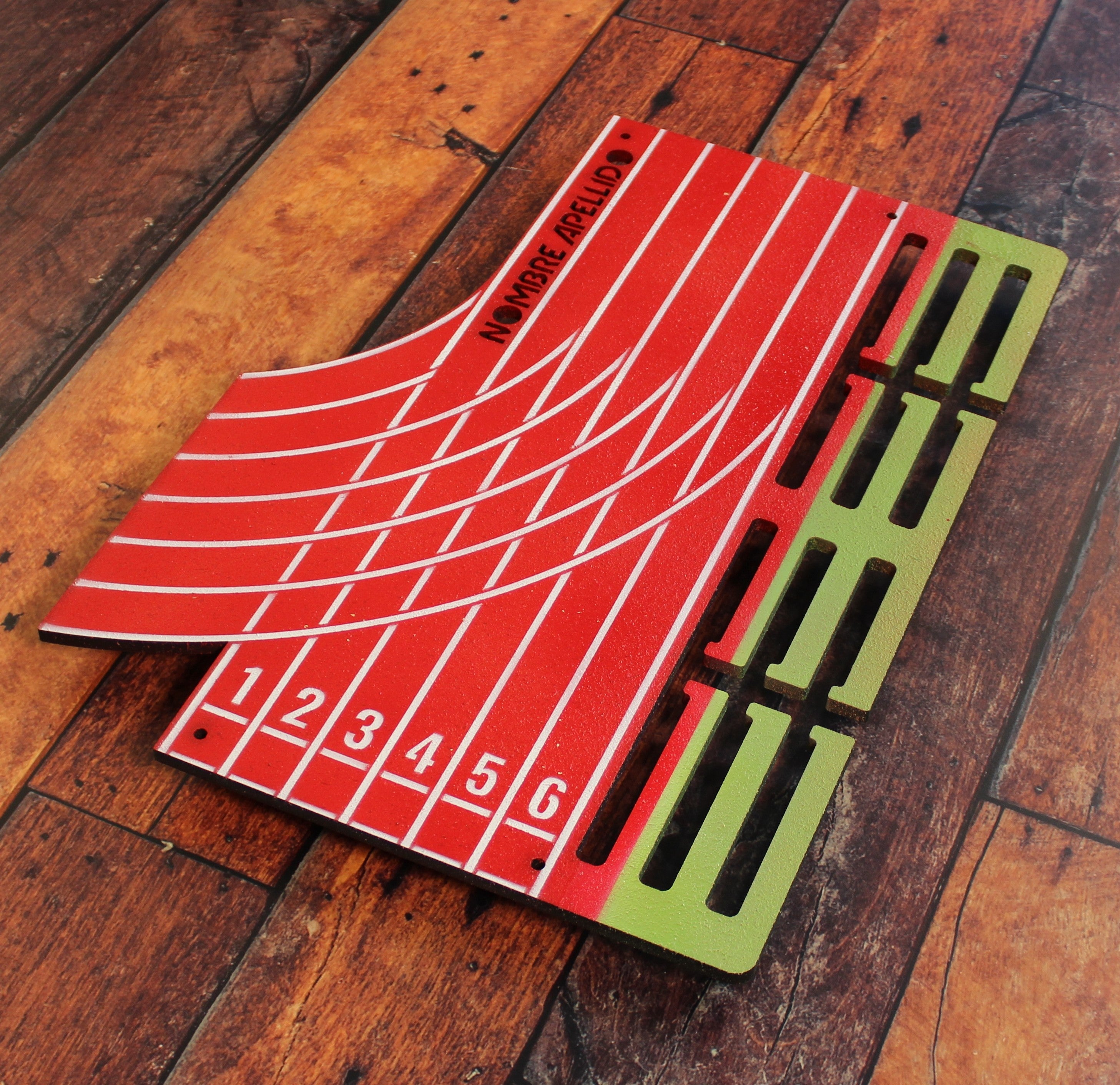 Personalisierter Medaillenhalter Laufen / Marathon / Leichtathletik mit Namen