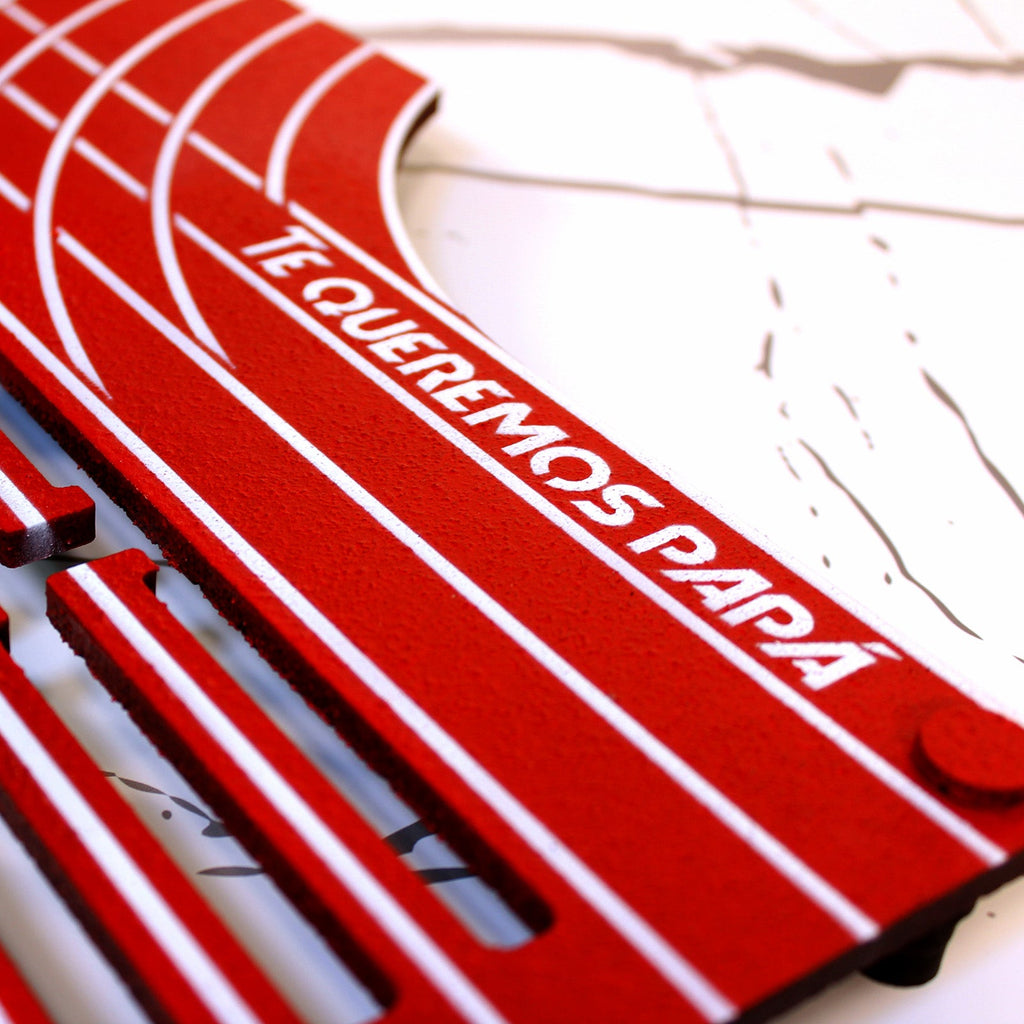 Personalisierter Medaillenhalter Laufen / Marathon / Leichtathletik mit Namen