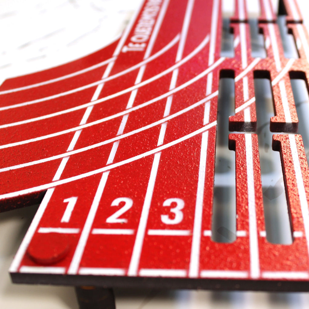 Personalisierter Medaillenhalter Laufen / Marathon / Leichtathletik mit Namen